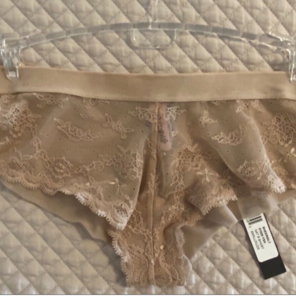 NWT Nude Lace Boy Shorts Size S - Picture 1 of 3